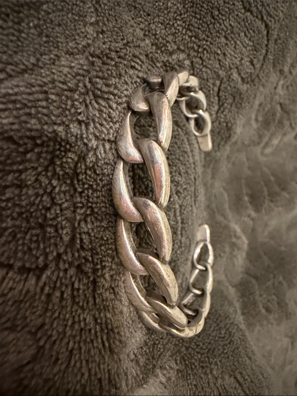 Women’s Chunky Curb Chain Bracelet - Silver